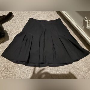 black skirt with shorts inside